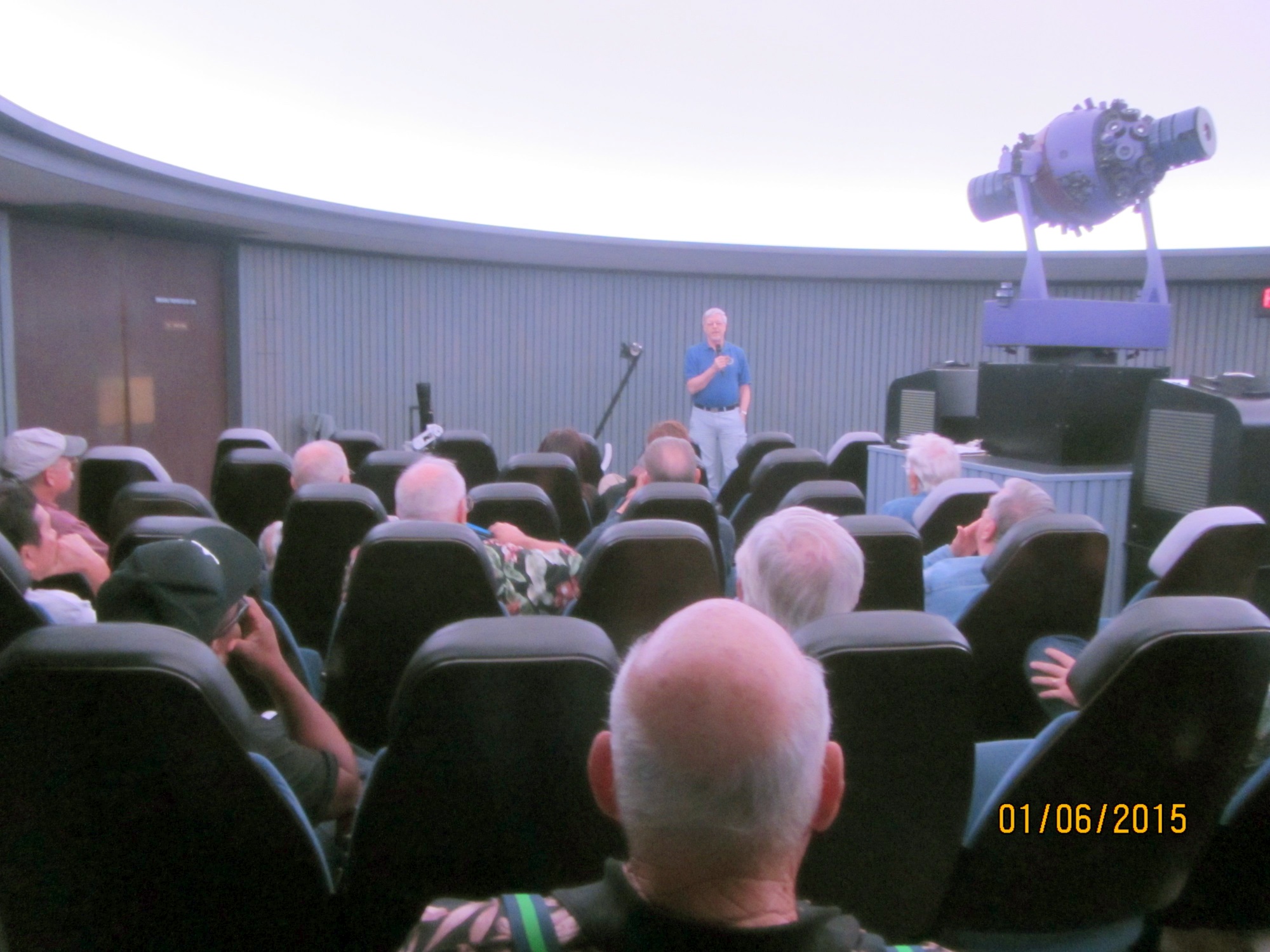 In the Bishop Planetarium in Honolulu, Hawaii